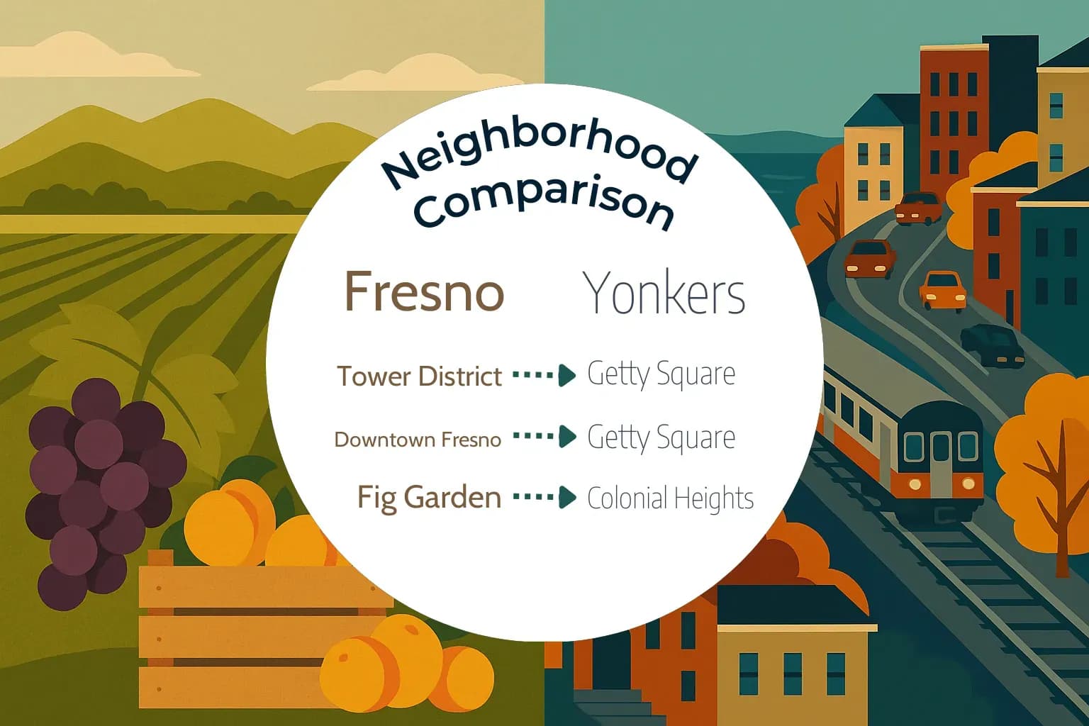Fresno vs Yonkers Neighborhood Comparison