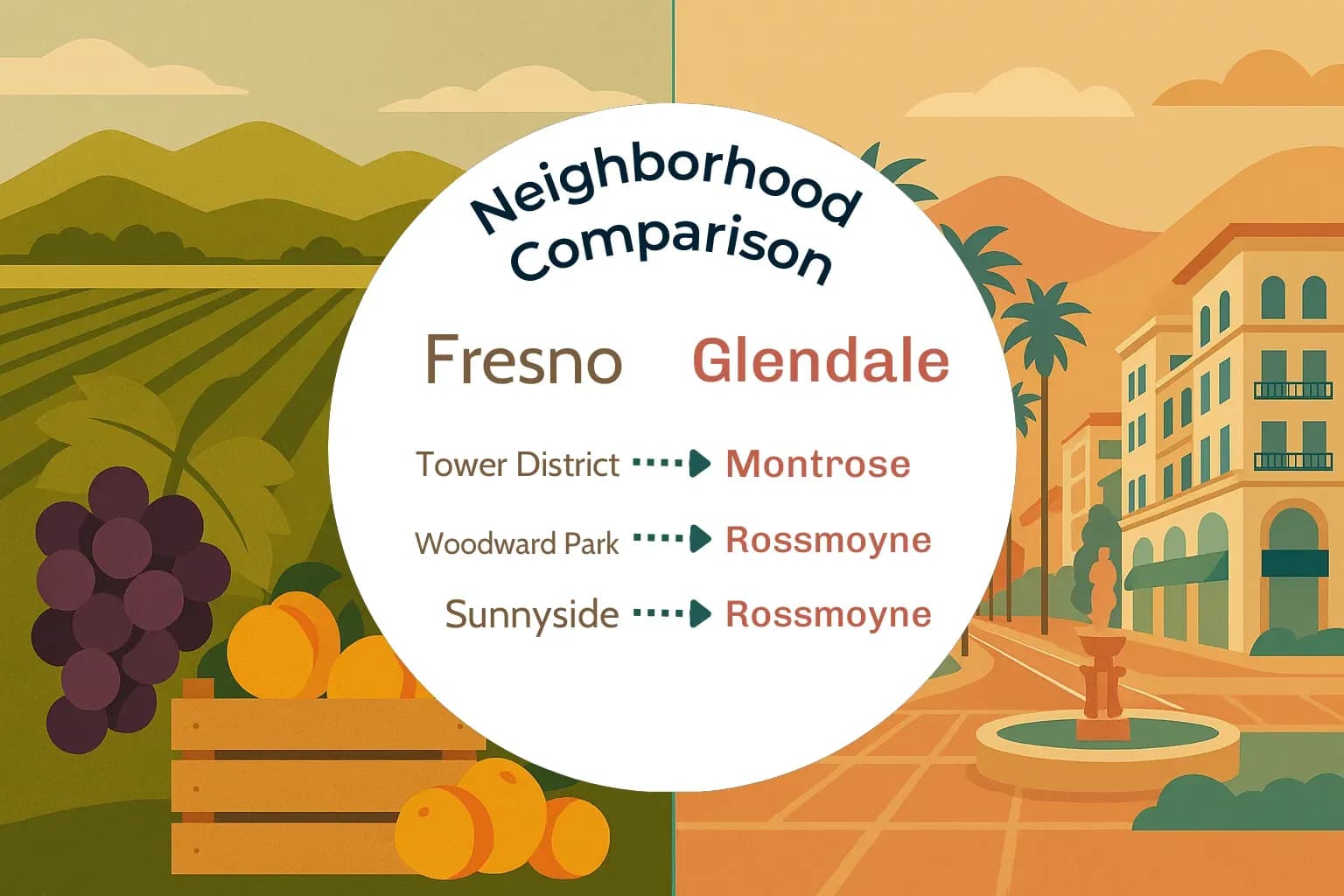 Fresno vs Glendale Neighborhood Comparison