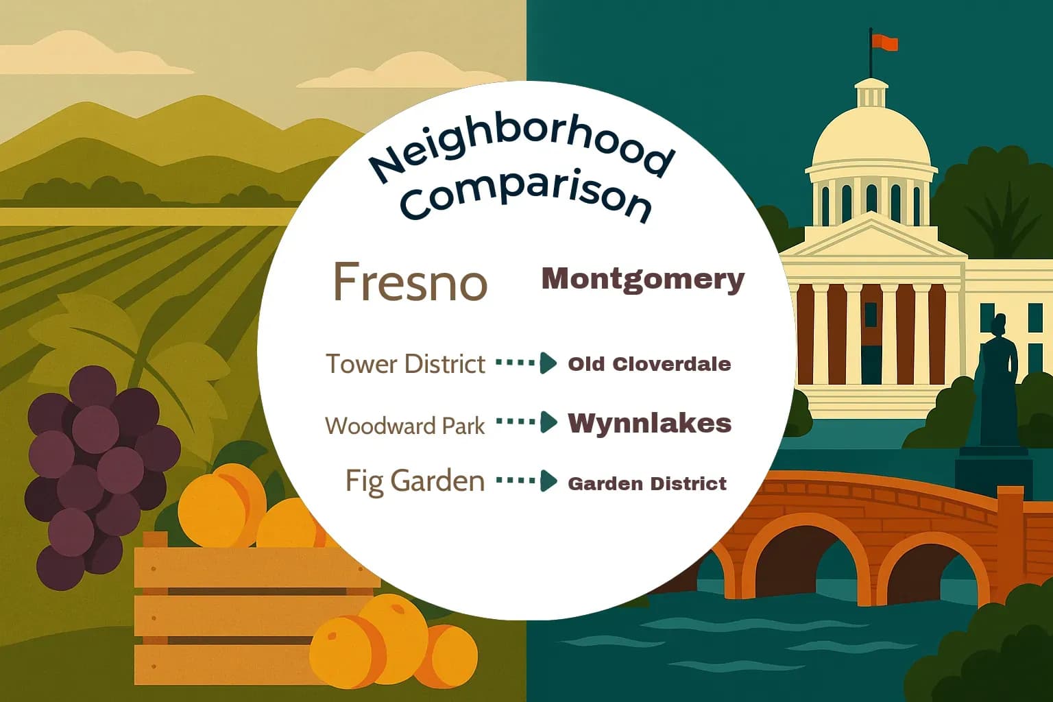 Fresno vs Montgomery Neighborhood Comparison