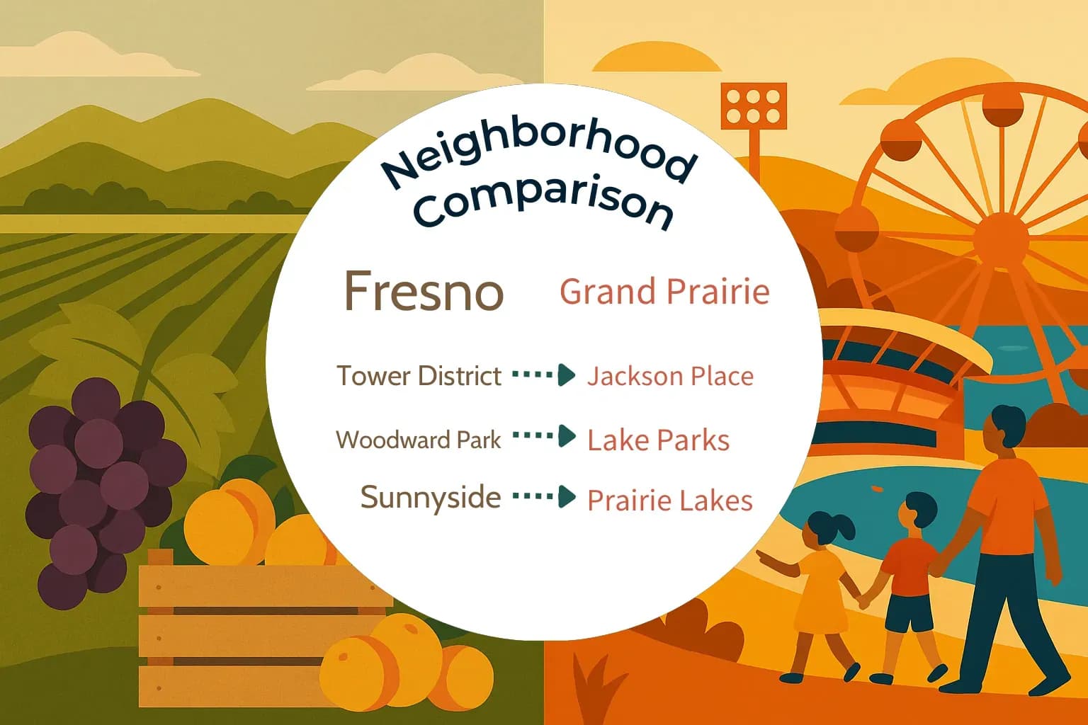 Fresno vs Grand Prairie Neighborhood Comparison