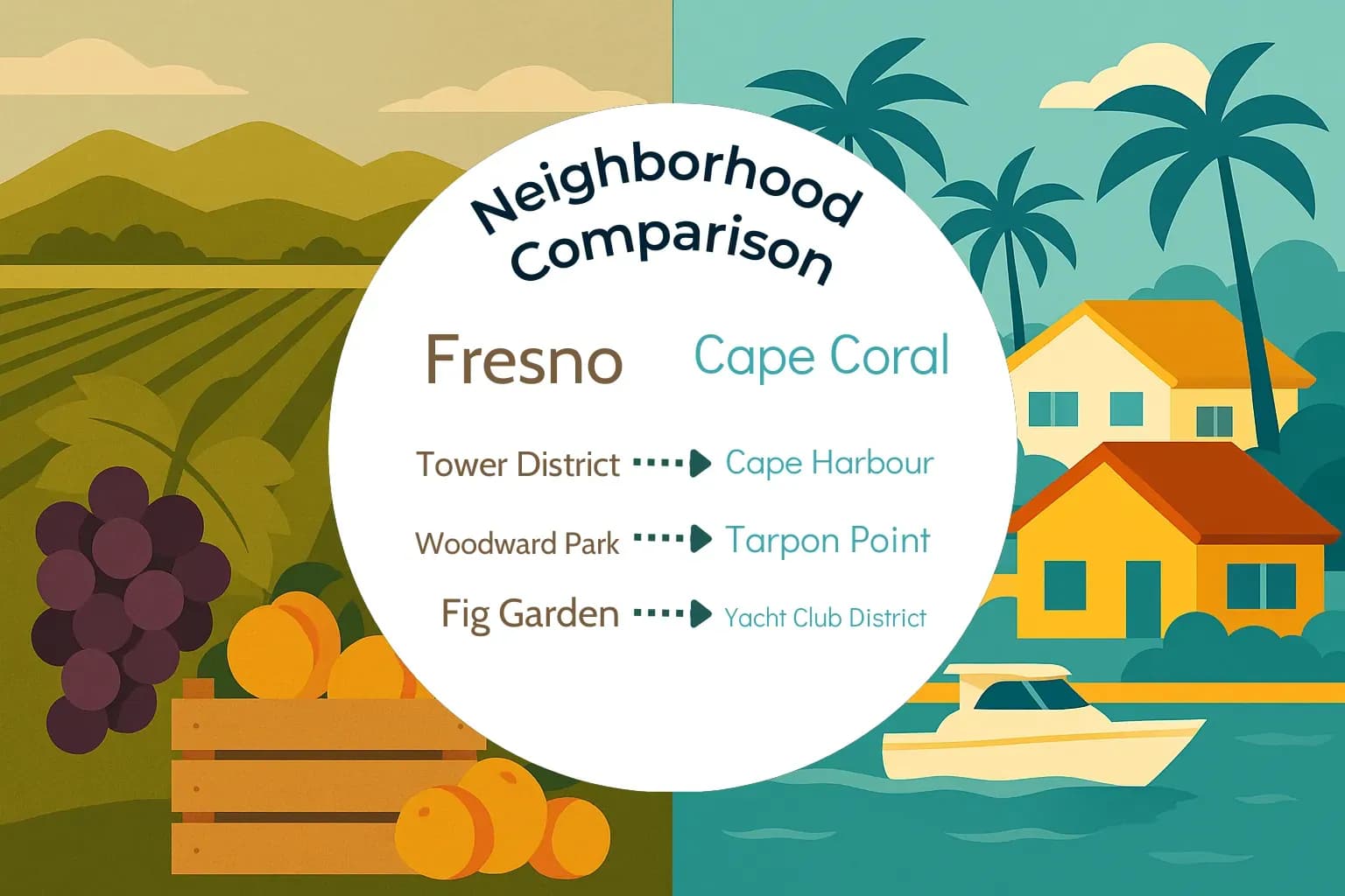 Fresno vs Cape Coral Neighborhood Comparison