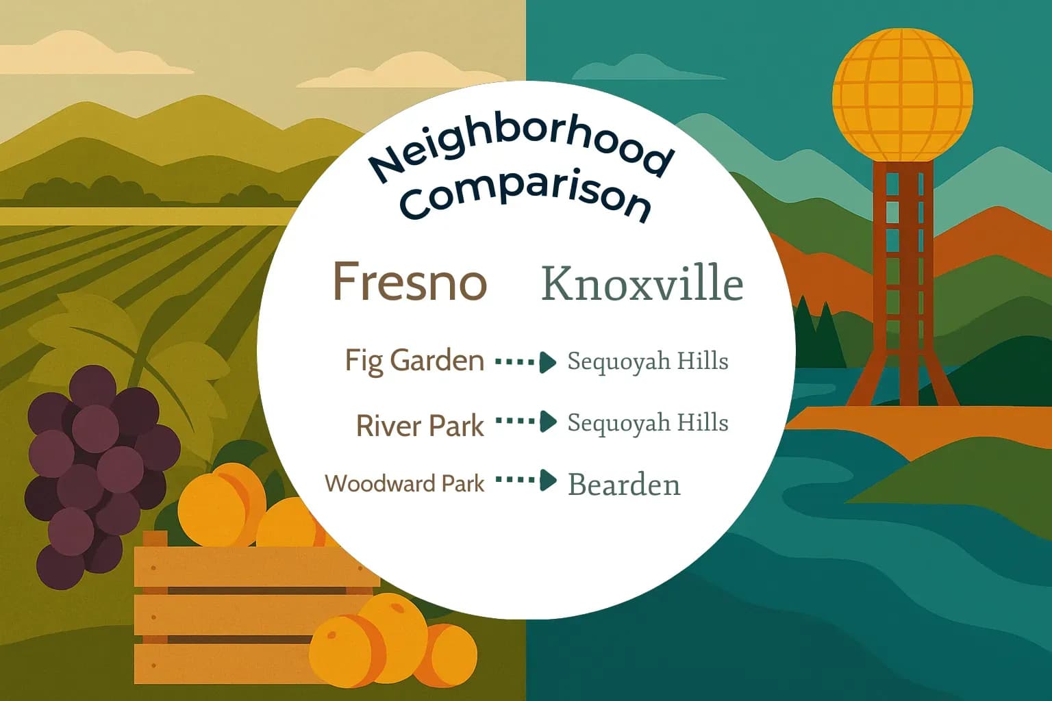 Fresno vs Knoxville Neighborhood Comparison