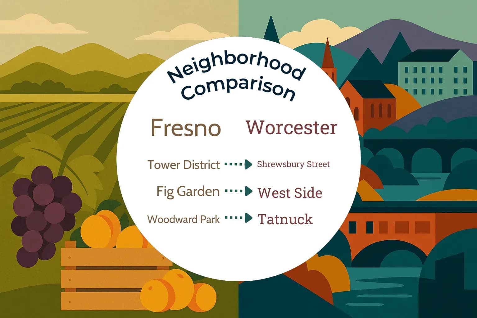 Fresno vs Worcester Neighborhood Comparison