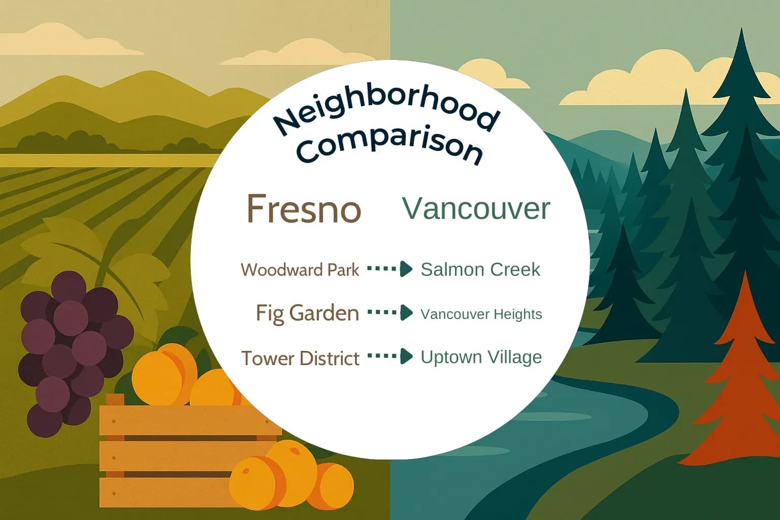 Fresno vs Vancouver Neighborhood Comparison