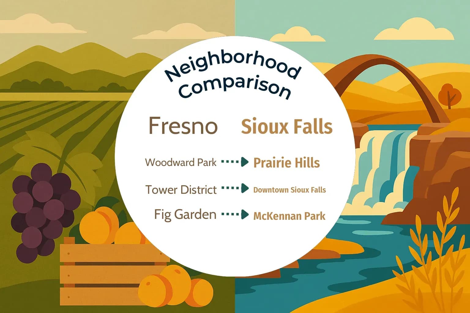 Fresno vs Sioux Falls Neighborhood Comparison