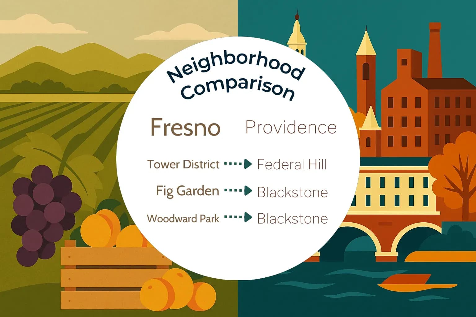 Fresno vs Providence Neighborhood Comparison