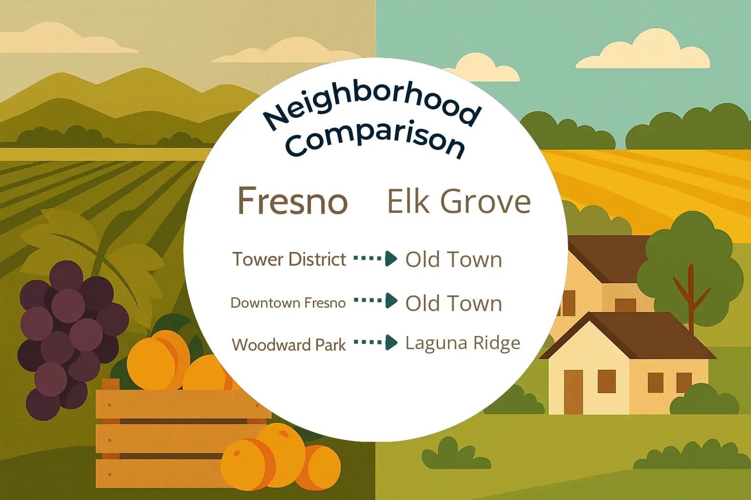 Fresno vs Elk Grove Neighborhood Comparison