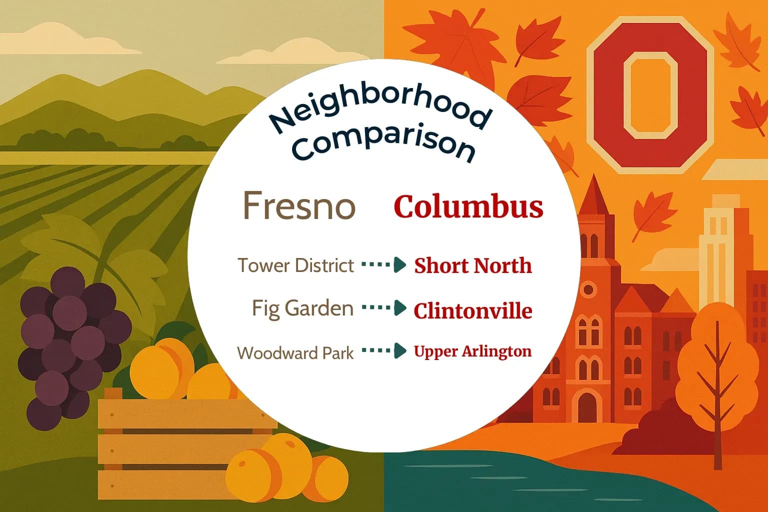 Fresno vs Columbus Neighborhood Comparison