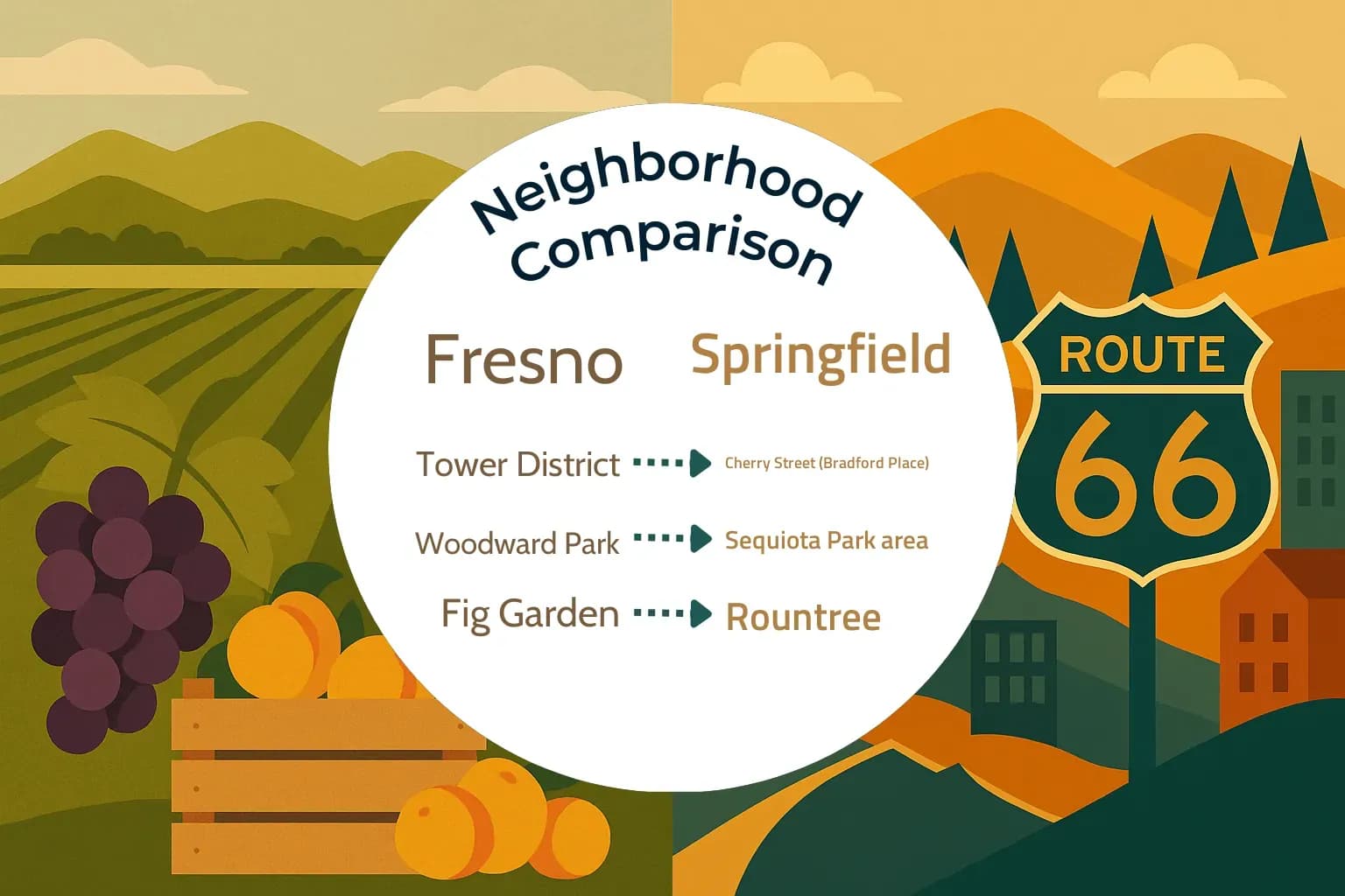 Fresno vs Springfield Neighborhood Comparison