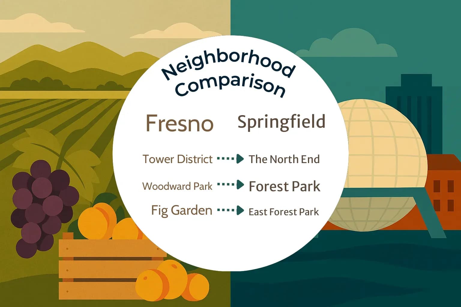 Fresno vs Springfield Neighborhood Comparison