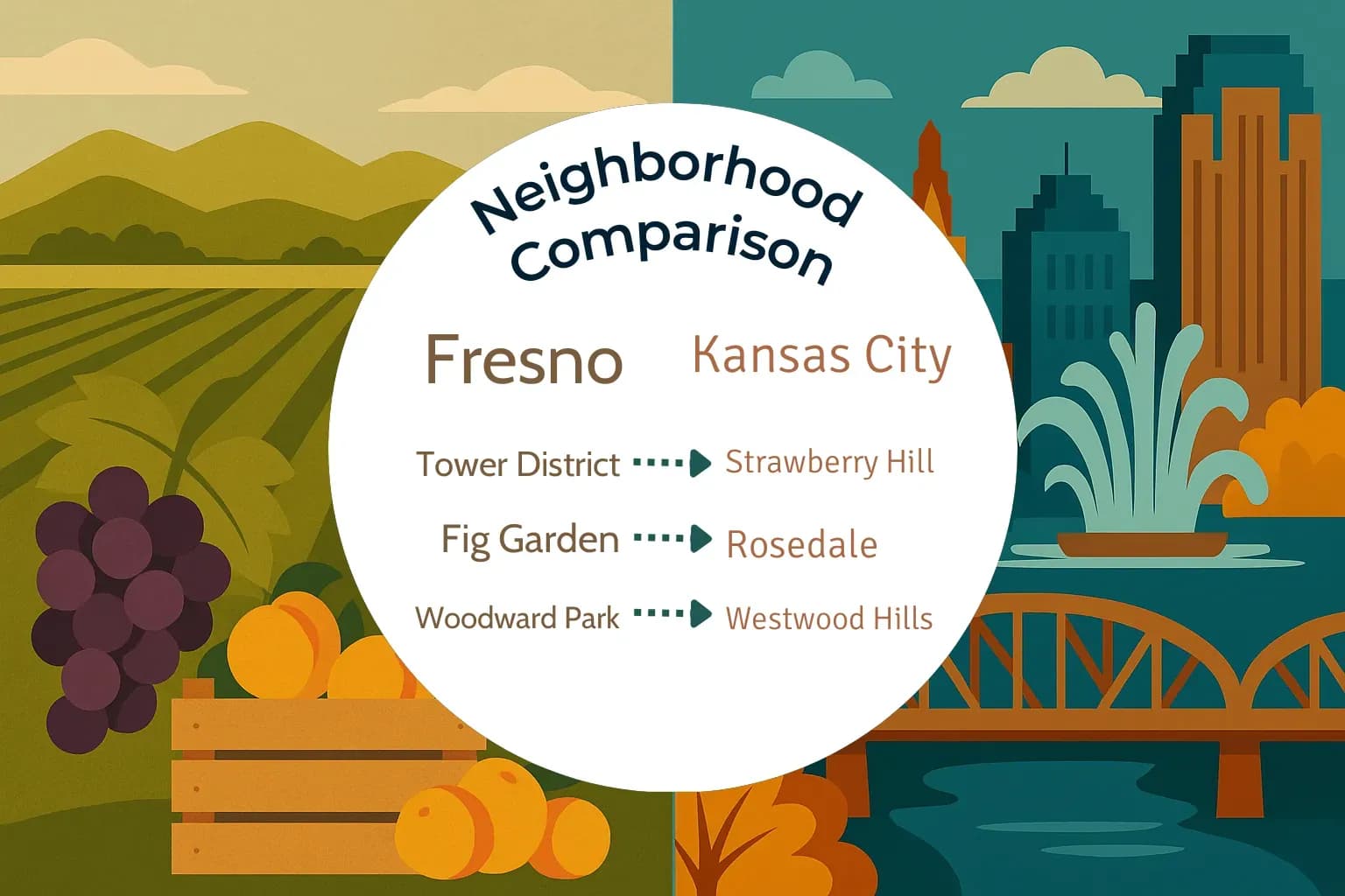Fresno vs Kansas City Neighborhood Comparison