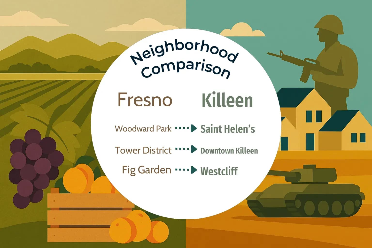 Fresno vs Killeen Neighborhood Comparison