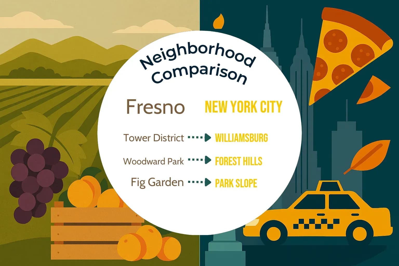 Fresno vs New York City Neighborhood Comparison