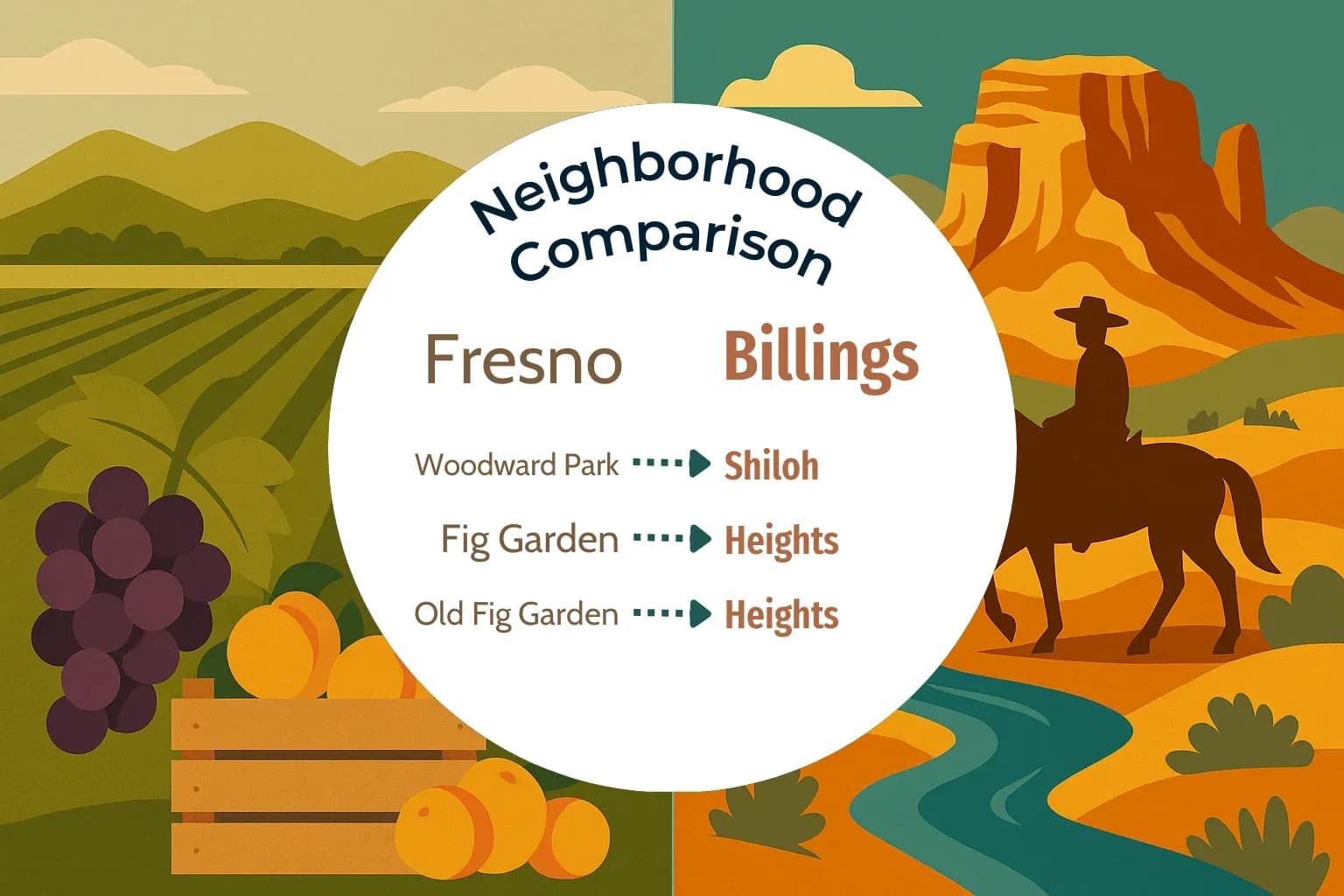 Fresno vs Billings Neighborhood Comparison