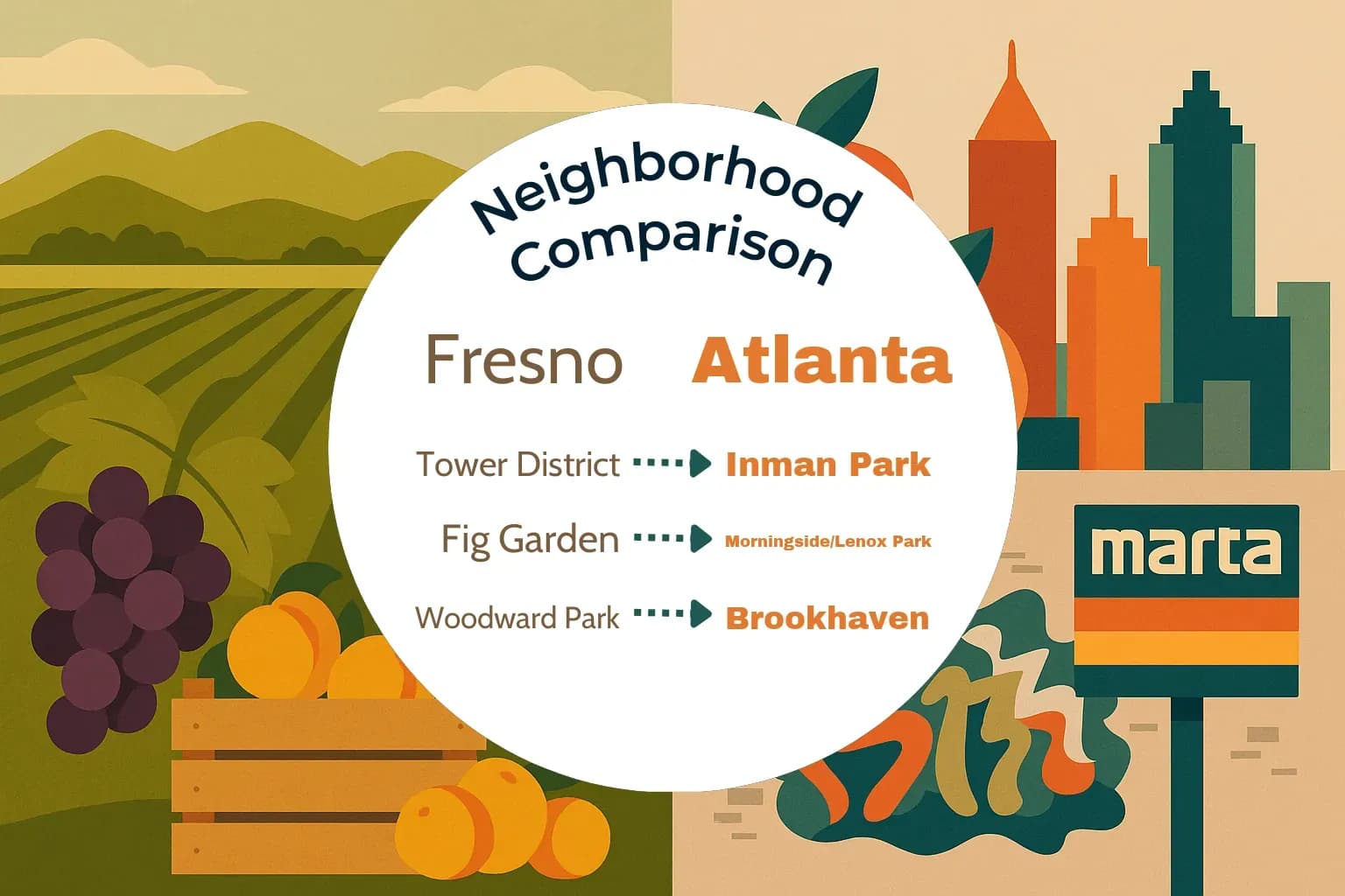 Fresno vs Atlanta Neighborhood Comparison