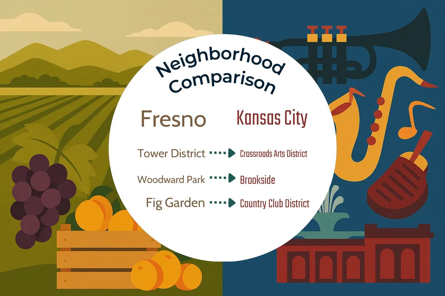 Fresno vs Kansas City Neighborhood Comparison