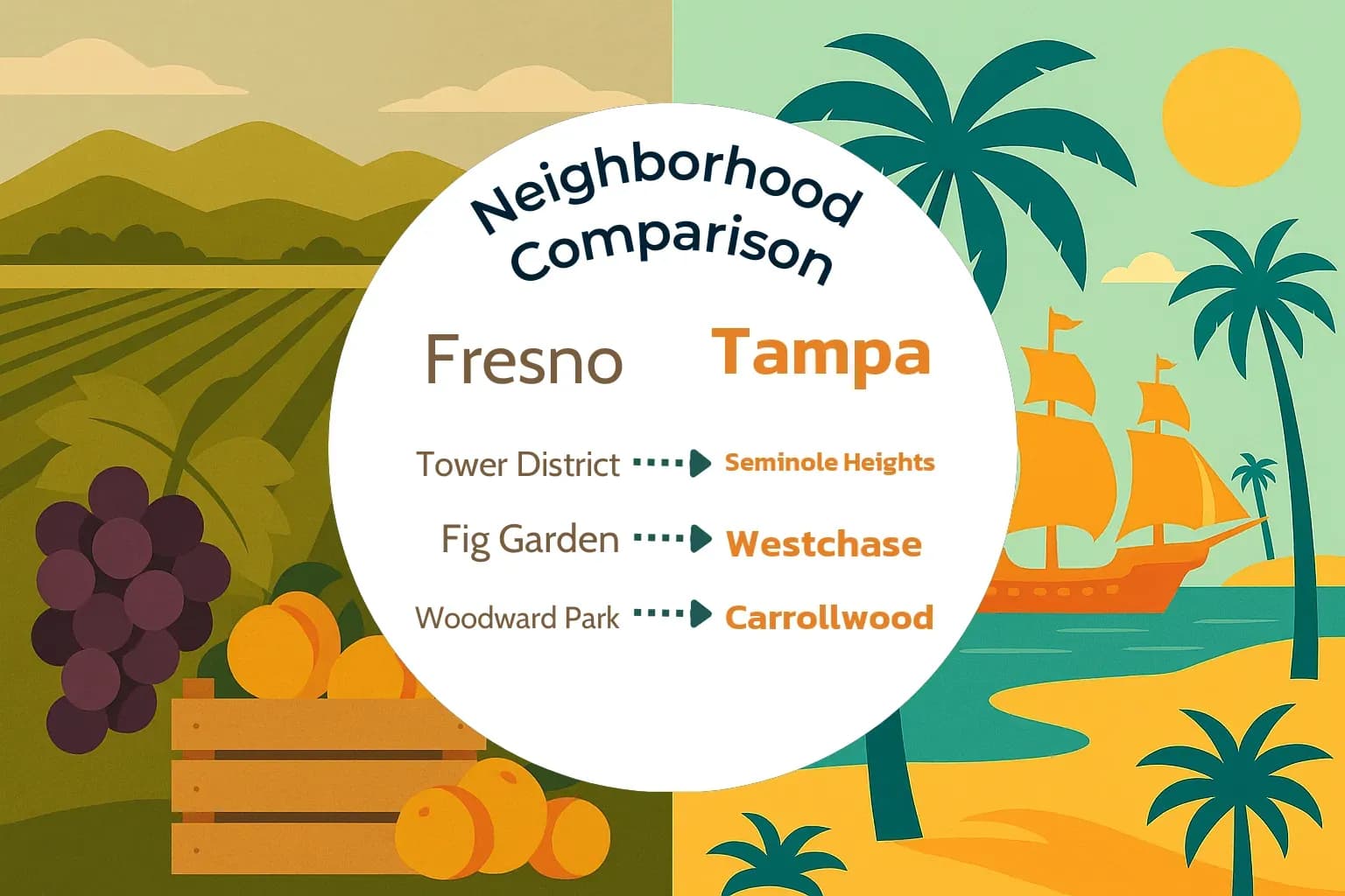 Fresno vs Tampa Neighborhood Comparison