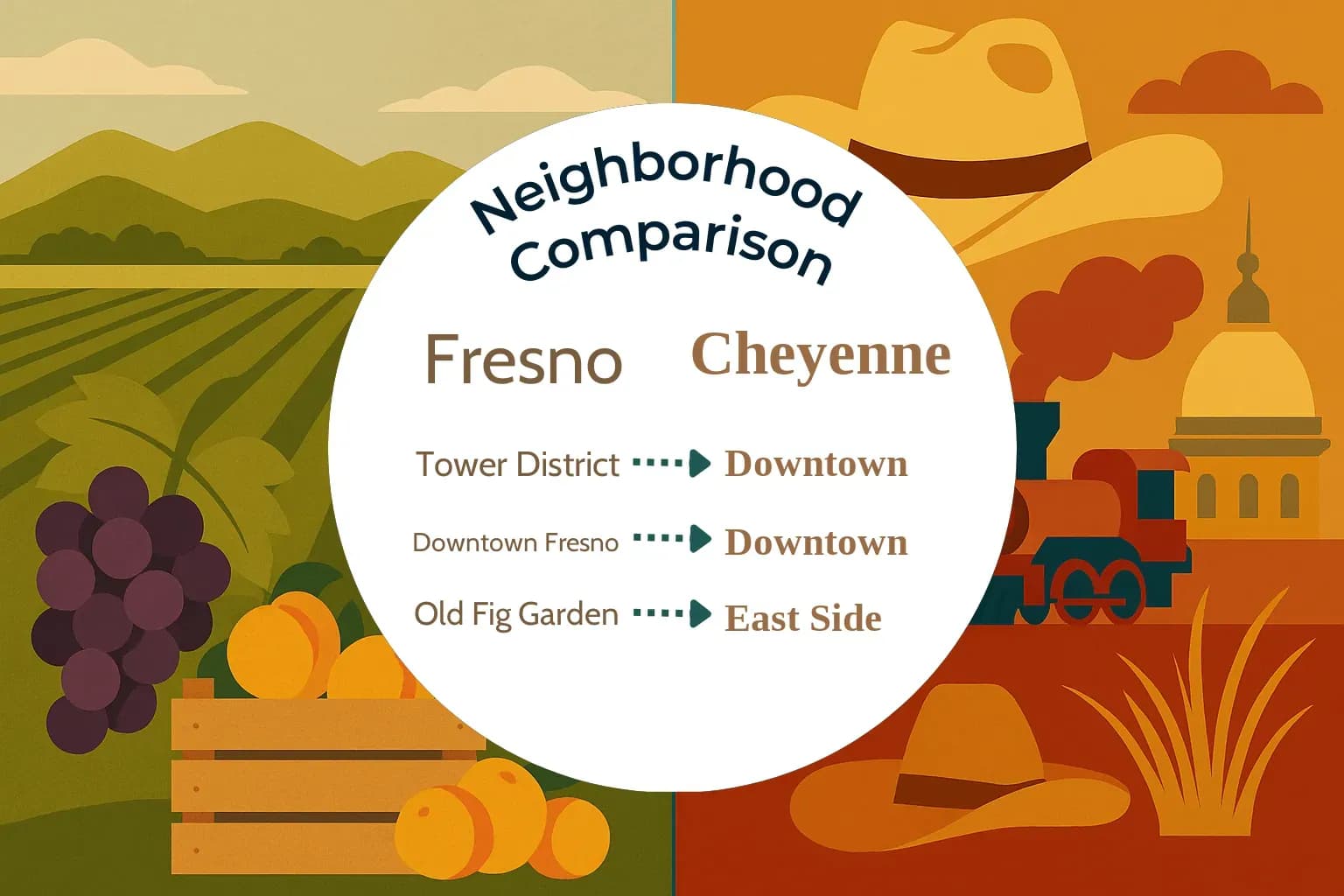 Fresno vs Cheyenne Neighborhood Comparison