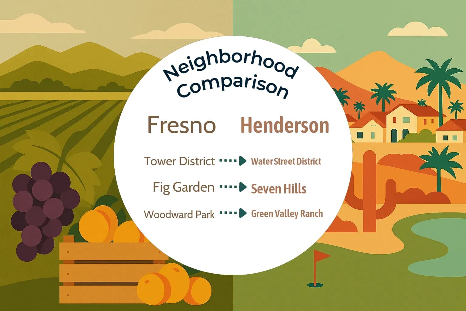 Fresno vs Henderson Neighborhood Comparison