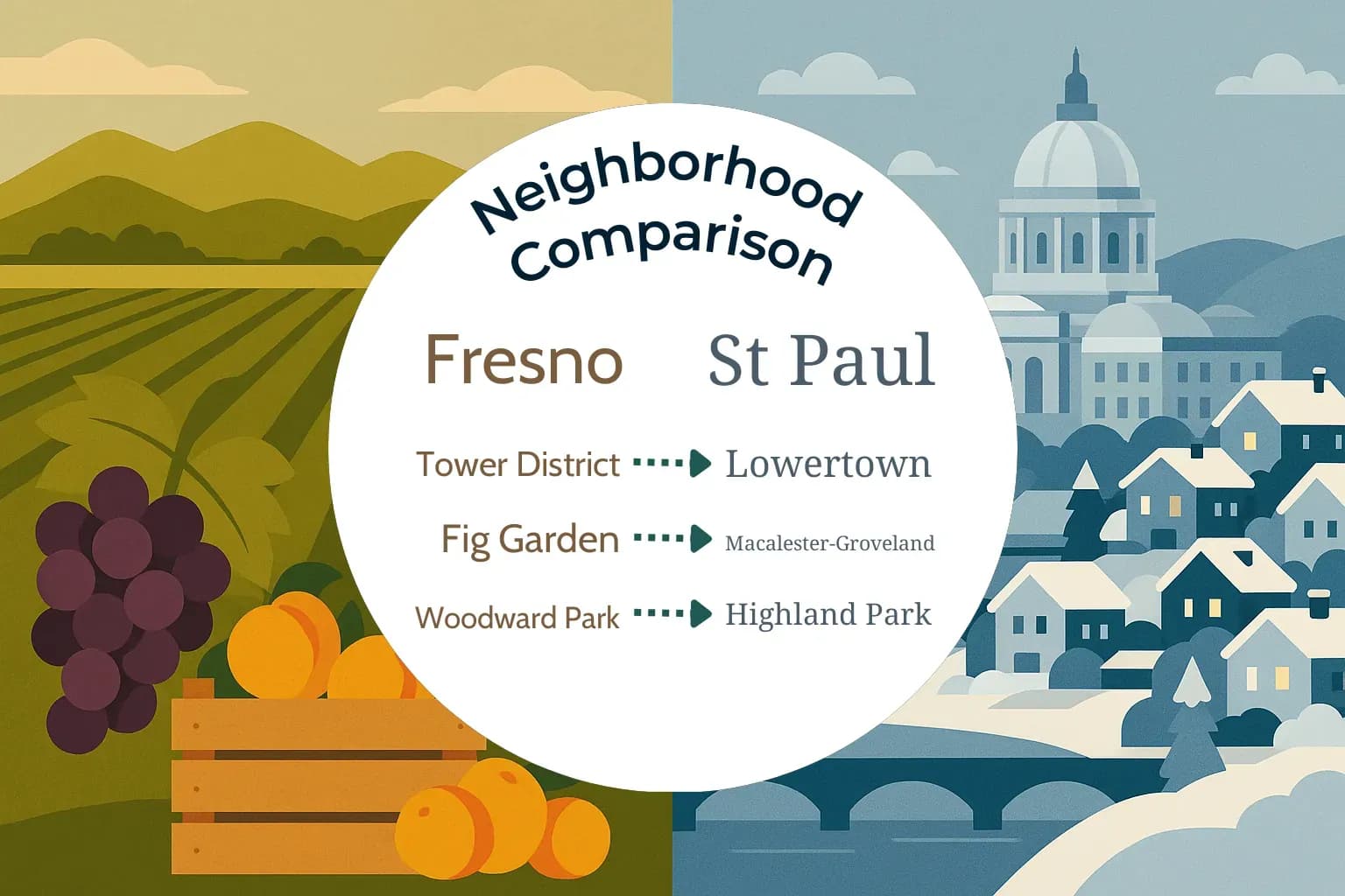 Fresno vs St. Paul Neighborhood Comparison