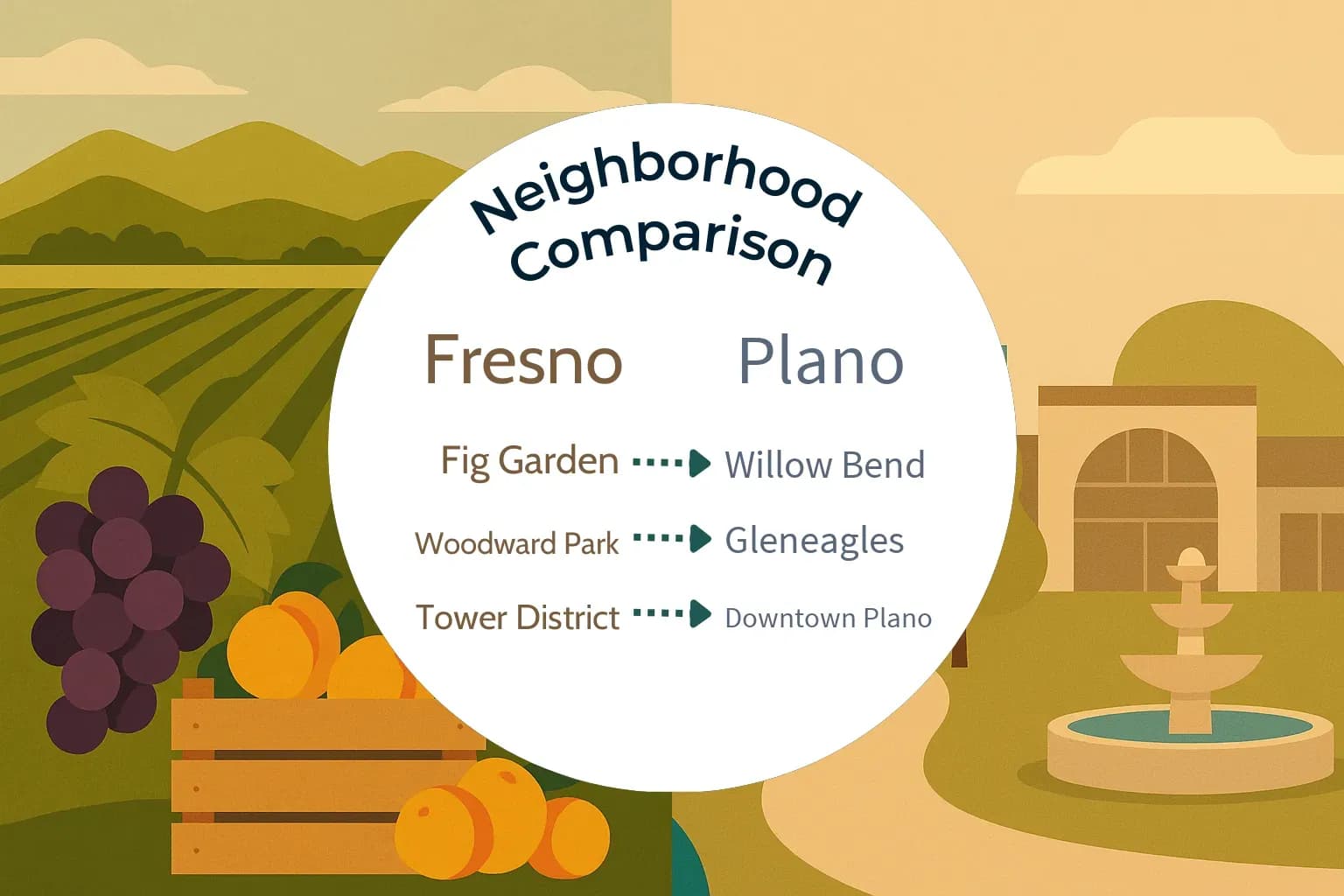 Fresno vs Plano Neighborhood Comparison
