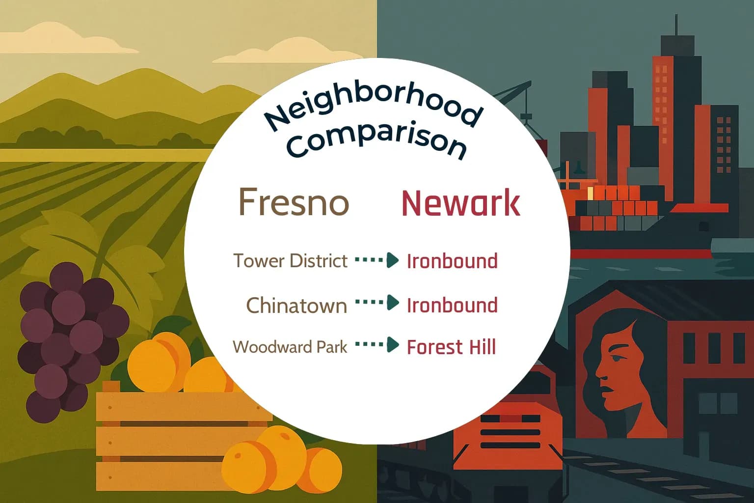 Fresno vs Newark Neighborhood Comparison