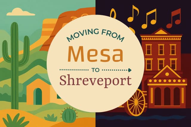 Moving from Mesa to Shreveport