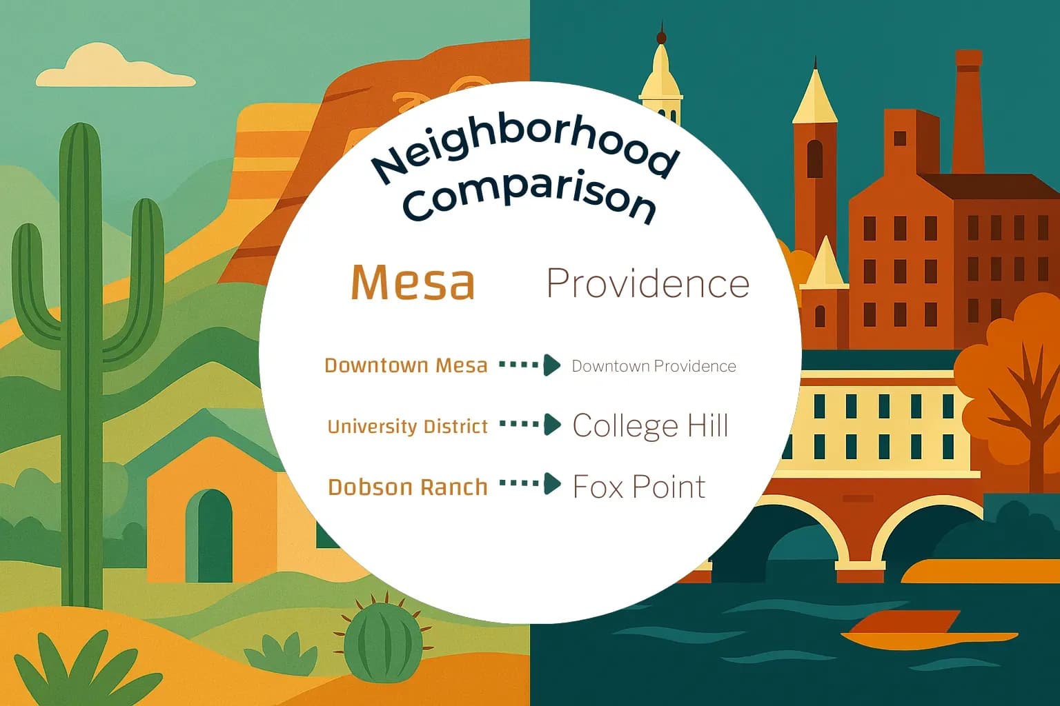Mesa vs Providence Neighborhood Comparison