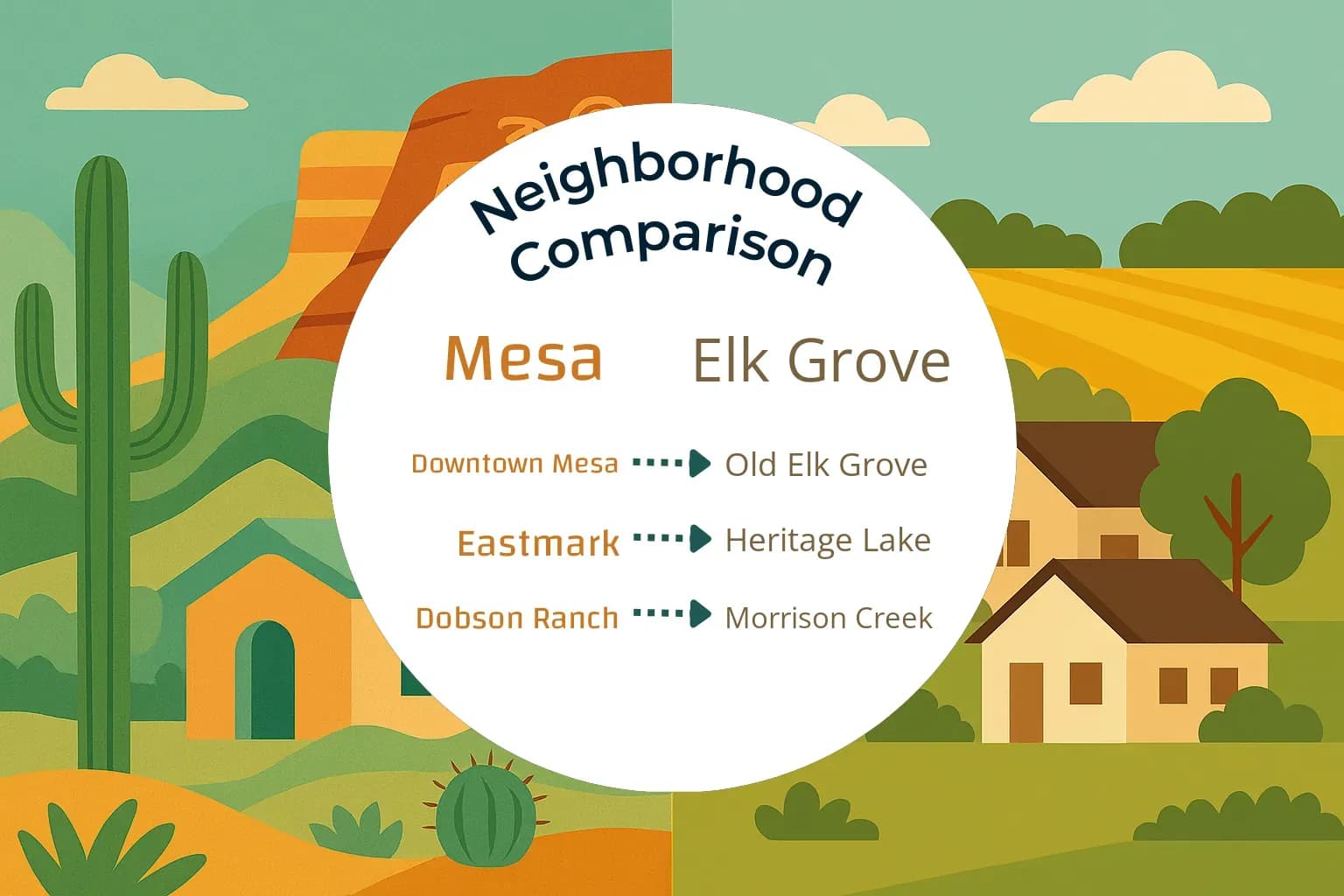 Mesa vs Elk Grove Neighborhood Comparison