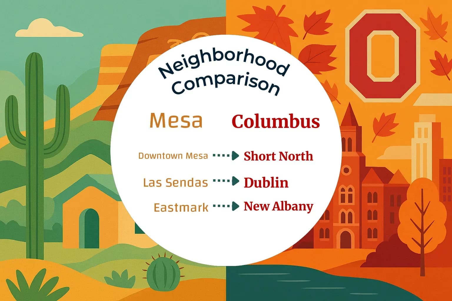 Mesa vs Columbus Neighborhood Comparison