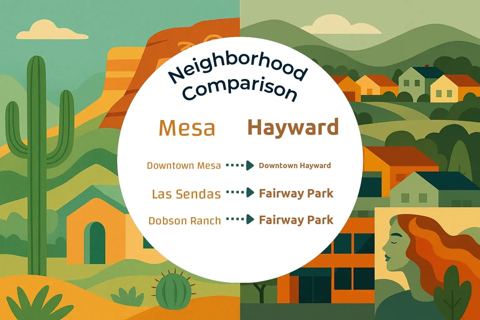 Mesa vs Hayward Neighborhood Comparison