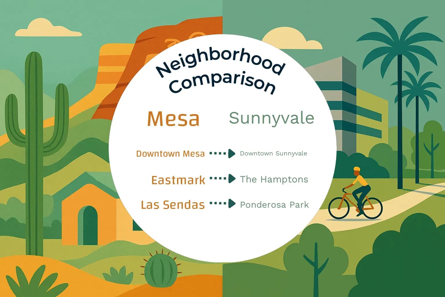 Mesa vs Sunnyvale Neighborhood Comparison