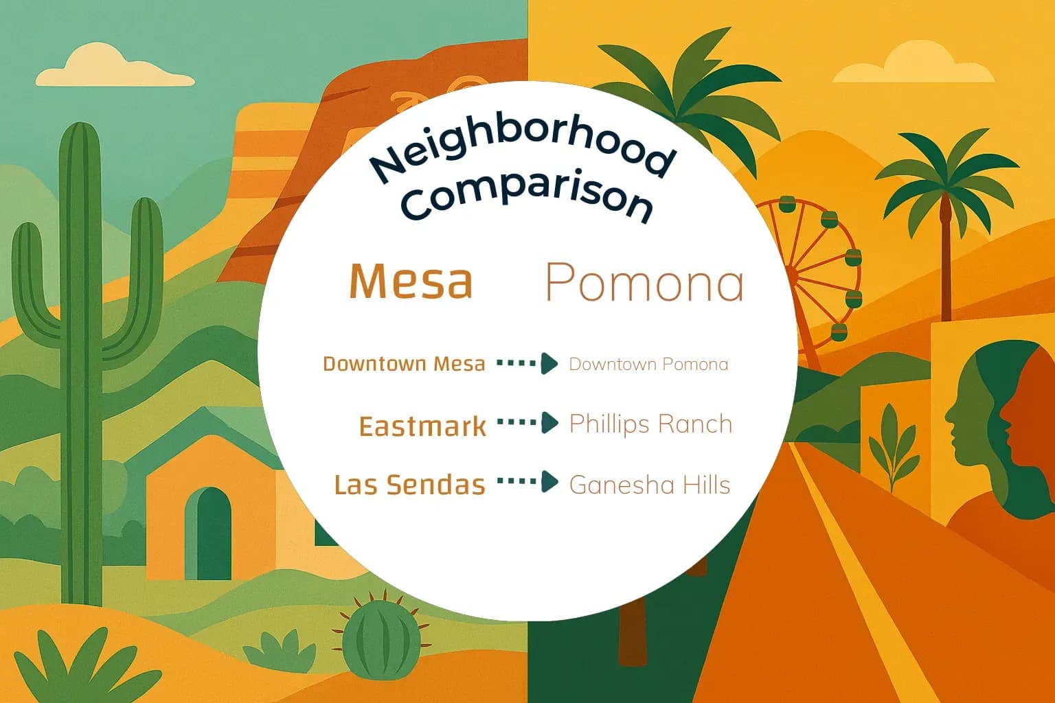 Mesa vs Pomona Neighborhood Comparison