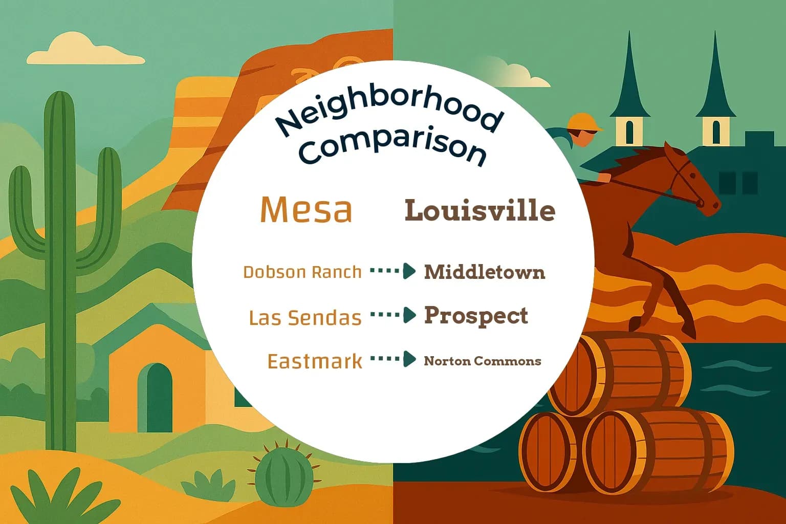 Mesa vs Louisville Neighborhood Comparison