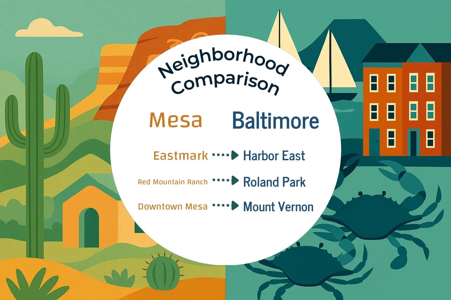 Mesa vs Baltimore Neighborhood Comparison