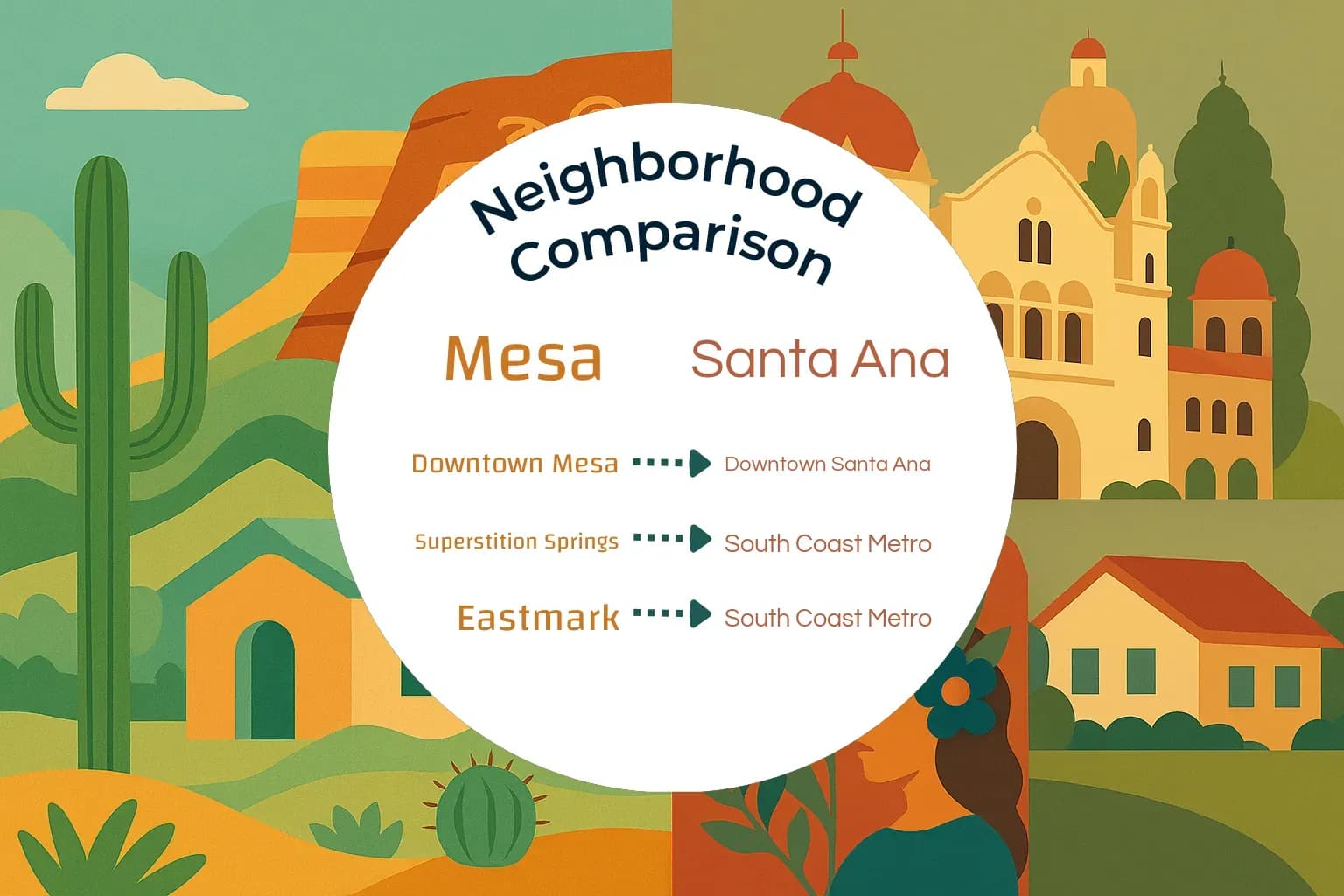 Mesa vs Santa Ana Neighborhood Comparison