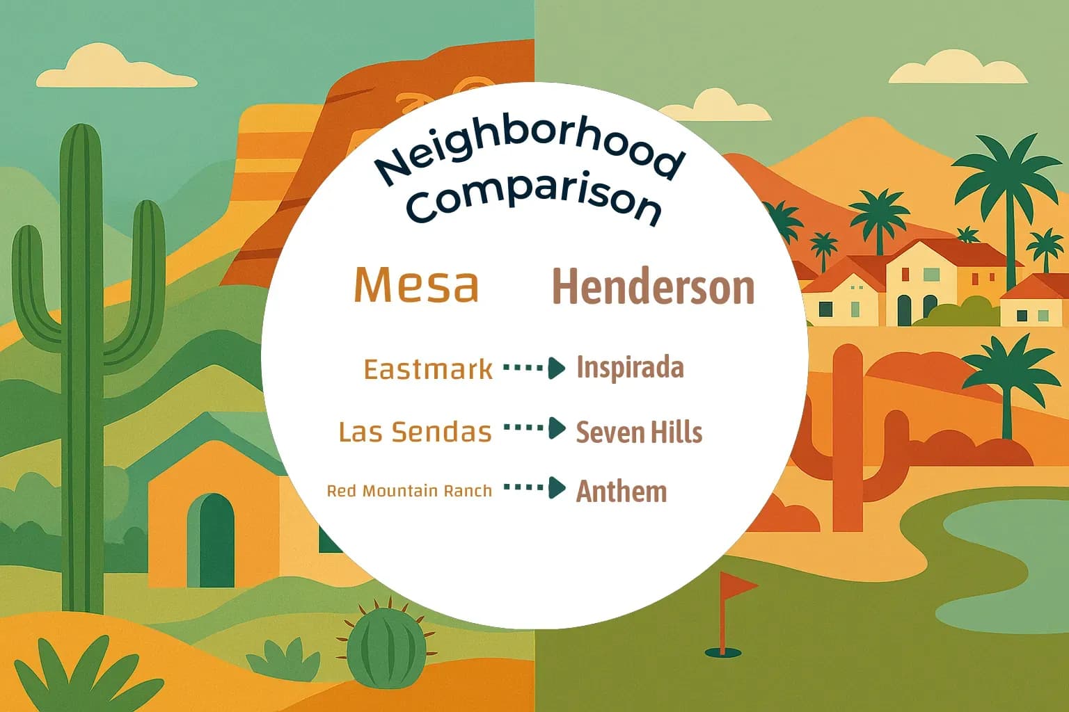 Mesa vs Henderson Neighborhood Comparison