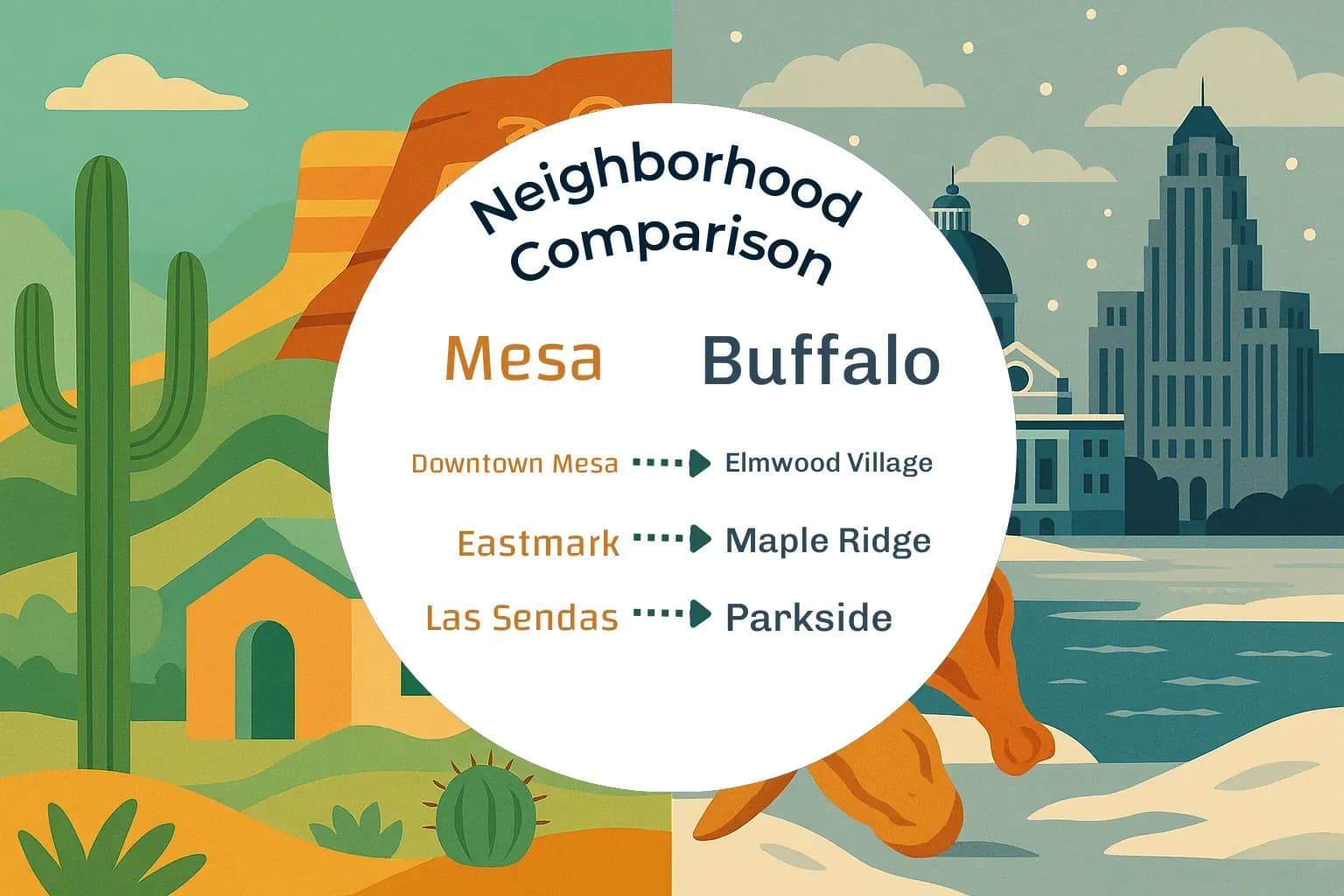 Mesa vs Buffalo Neighborhood Comparison