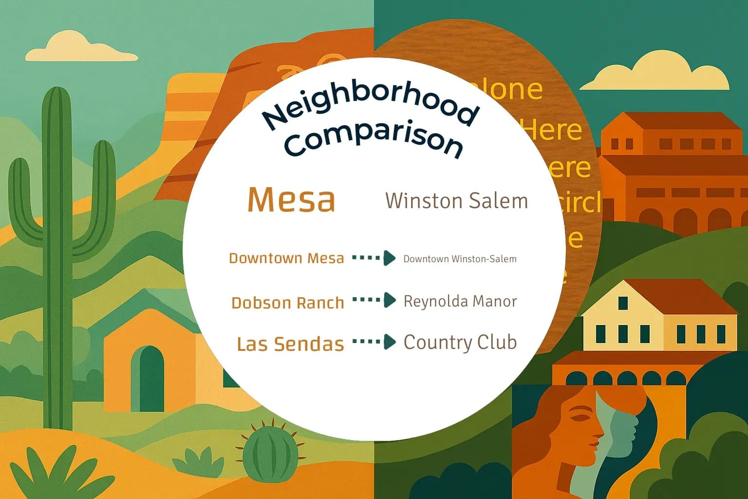 Mesa vs Winston Salem Neighborhood Comparison