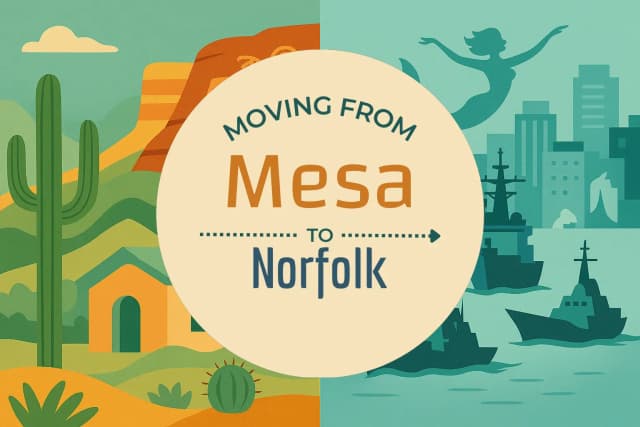 Moving from Mesa to Norfolk