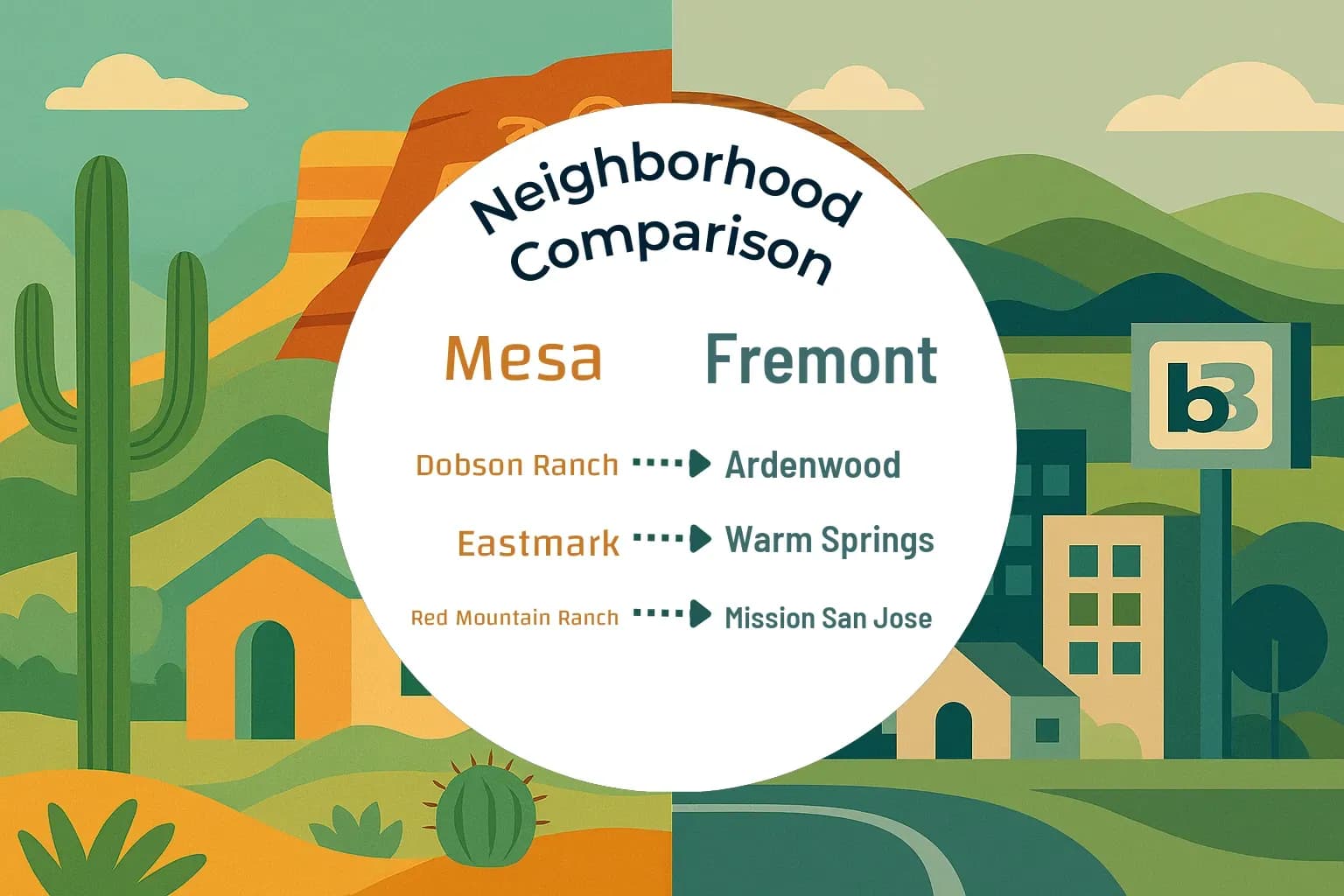 Mesa vs Fremont Neighborhood Comparison