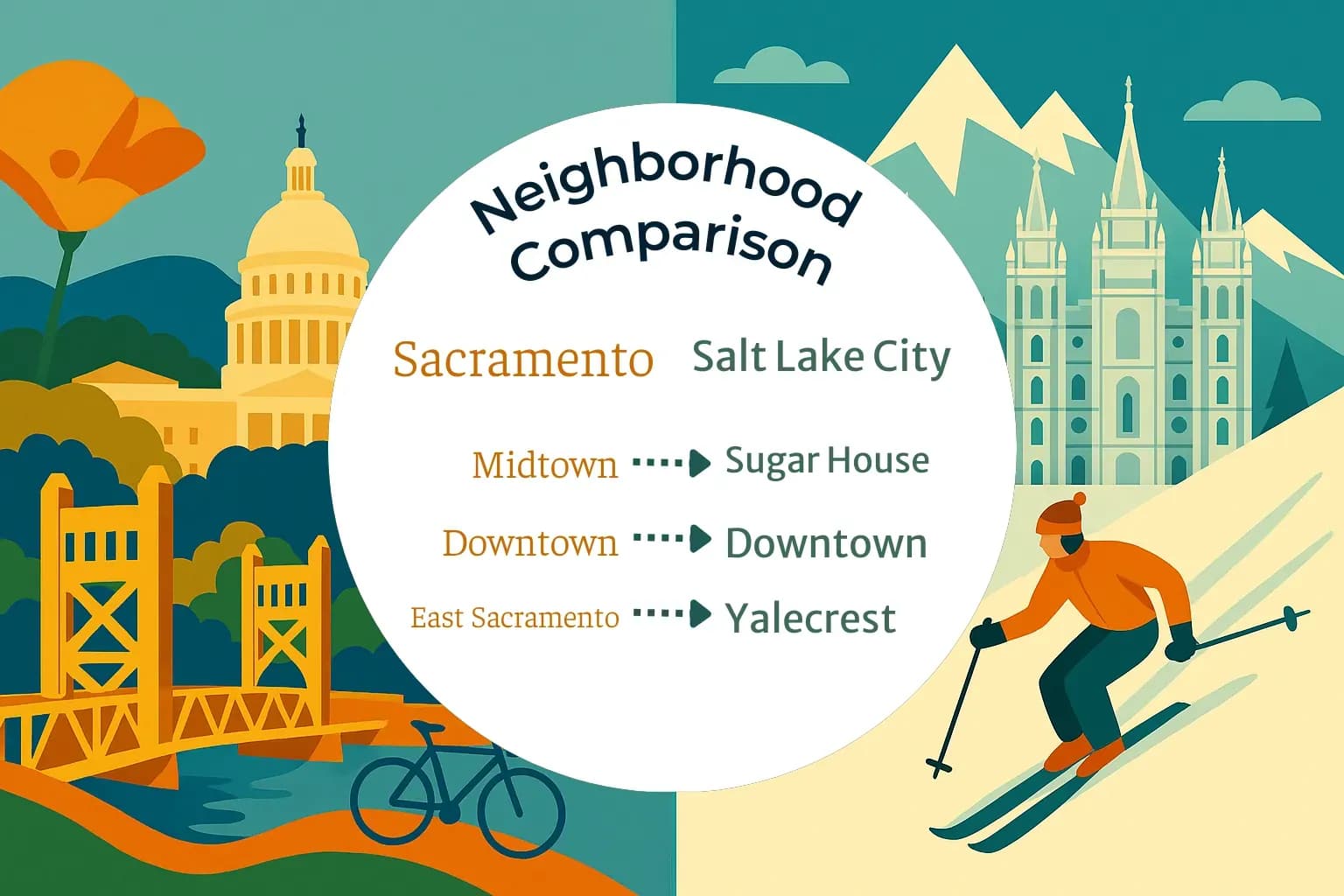 Sacramento vs Salt Lake City Neighborhood Comparison