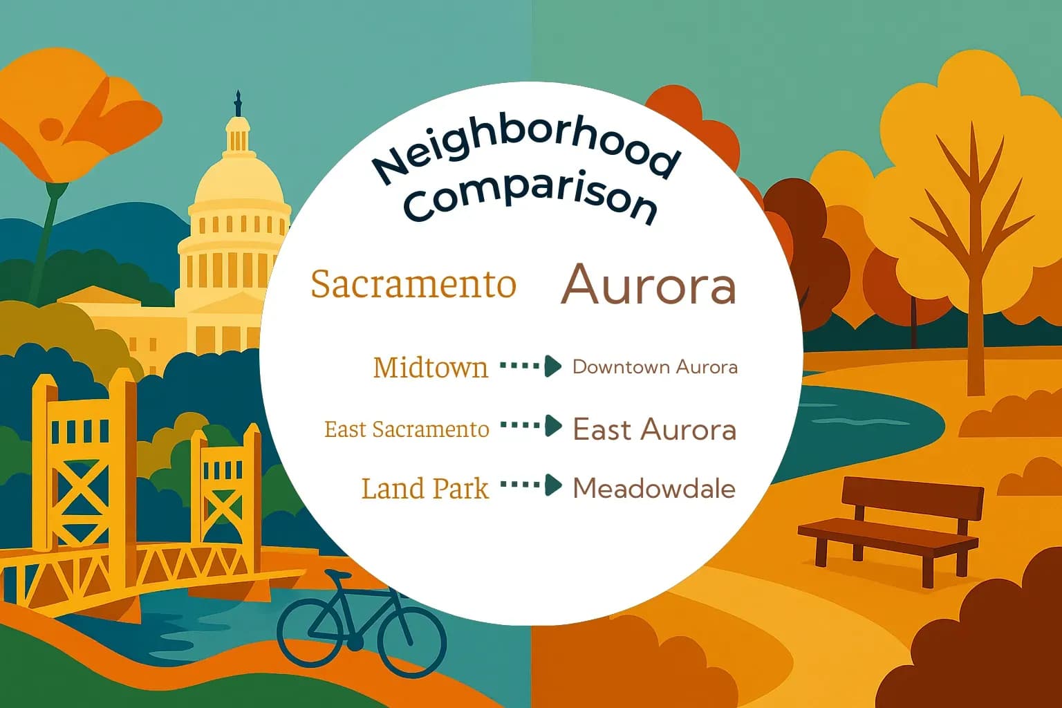 Sacramento vs Aurora Neighborhood Comparison