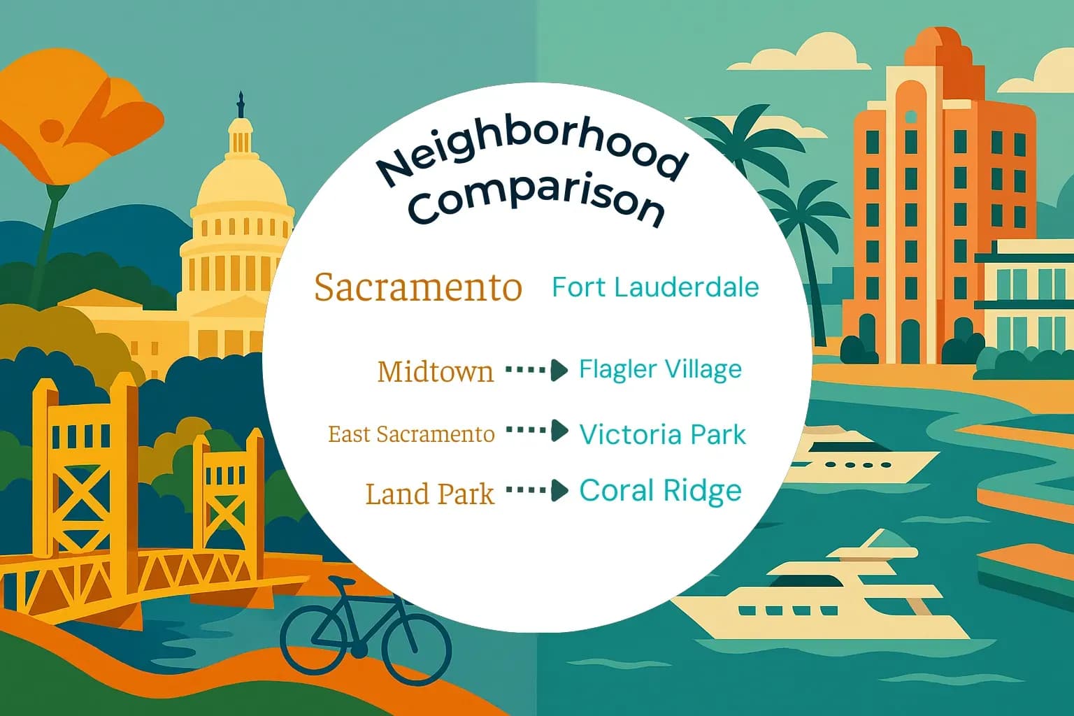 Sacramento vs Fort Lauderdale Neighborhood Comparison