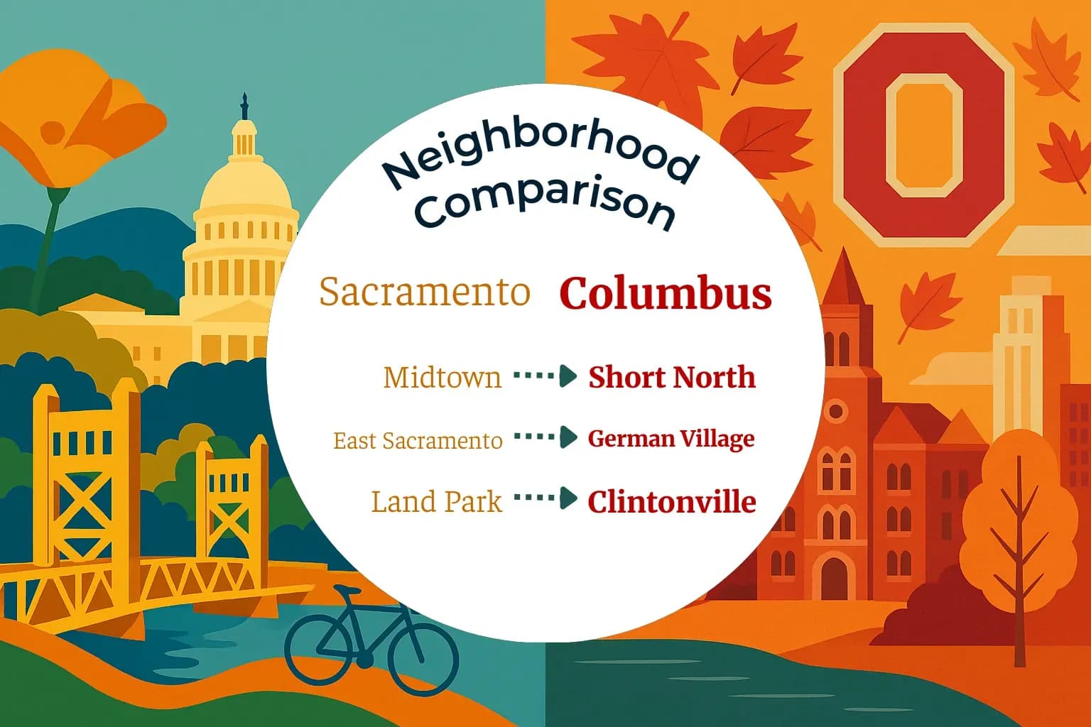Sacramento vs Columbus Neighborhood Comparison