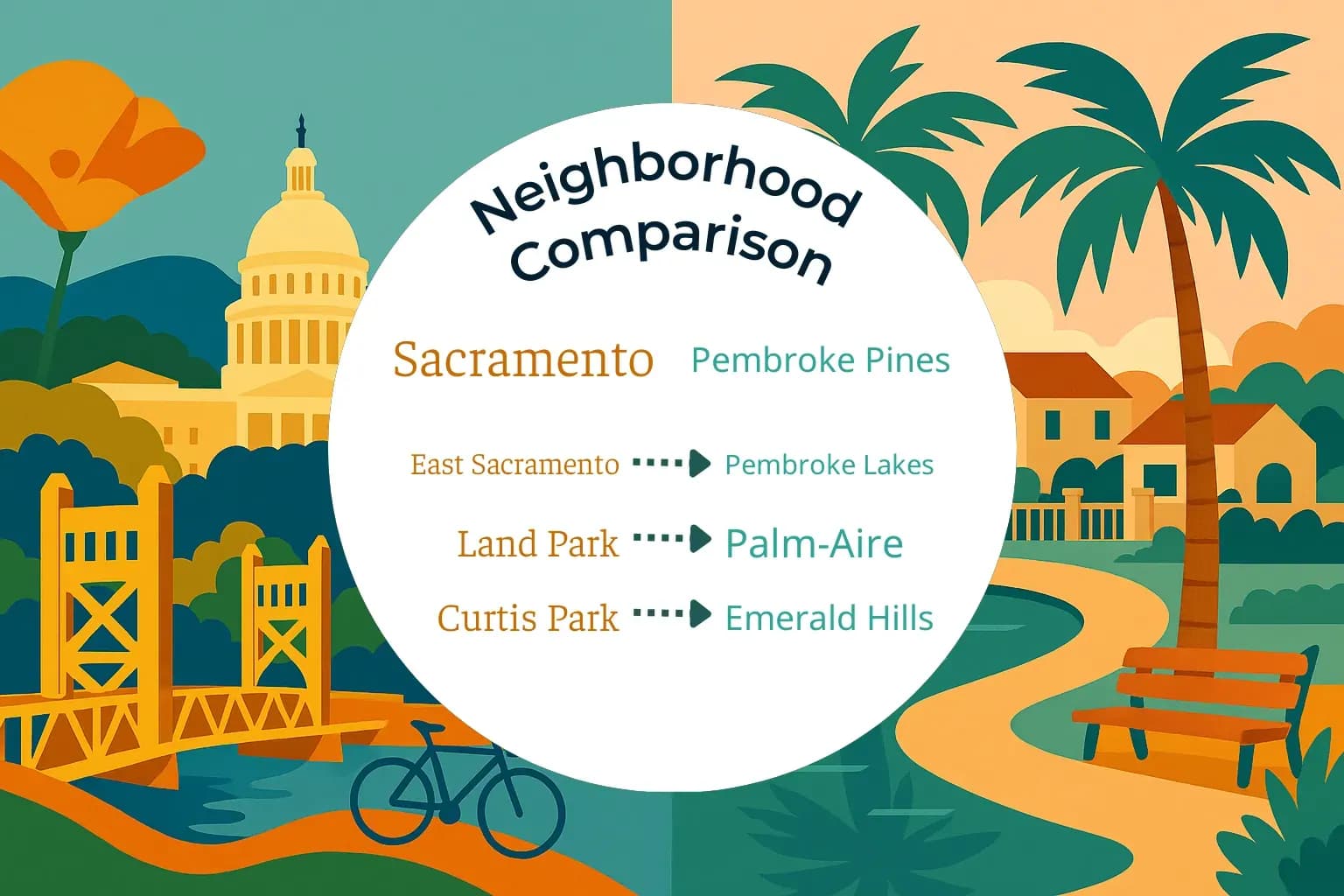 Sacramento vs Pembroke Pines Neighborhood Comparison