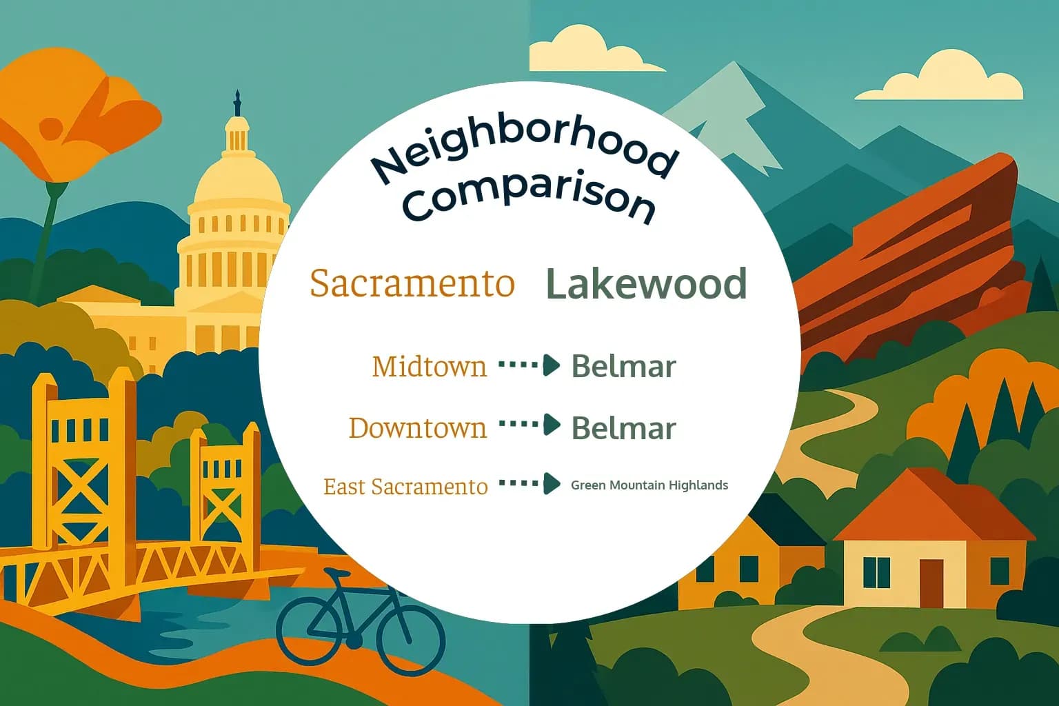Sacramento vs Lakewood Neighborhood Comparison