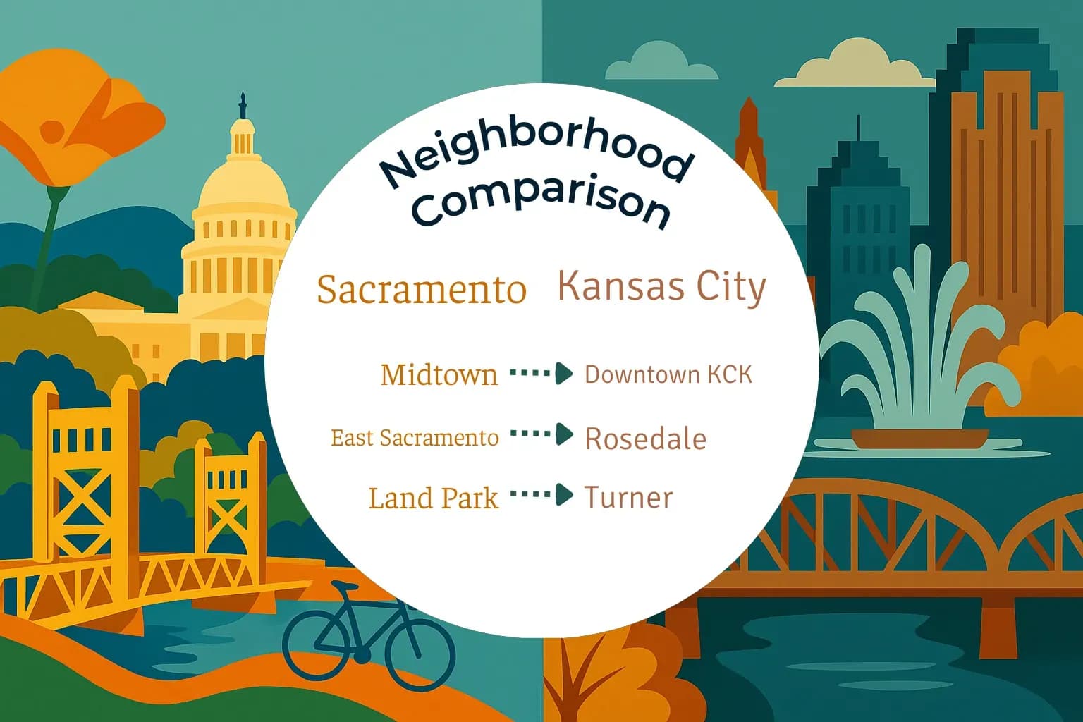 Sacramento vs Kansas City Neighborhood Comparison
