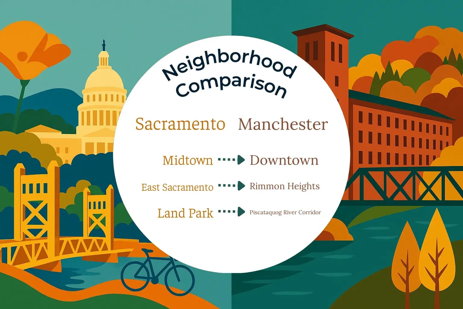 Sacramento vs Manchester Neighborhood Comparison