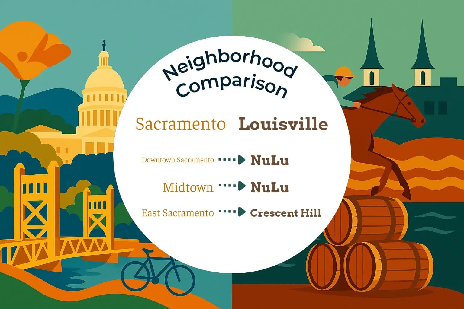 Sacramento vs Louisville Neighborhood Comparison